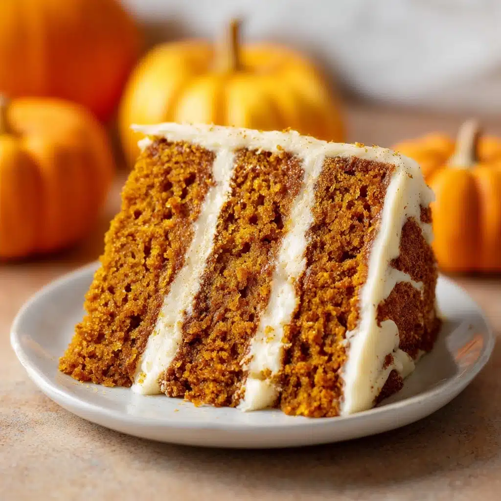 Pumpkin Cake with Cinnamon Cream Cheese Frosting Recipe - Recipe Image