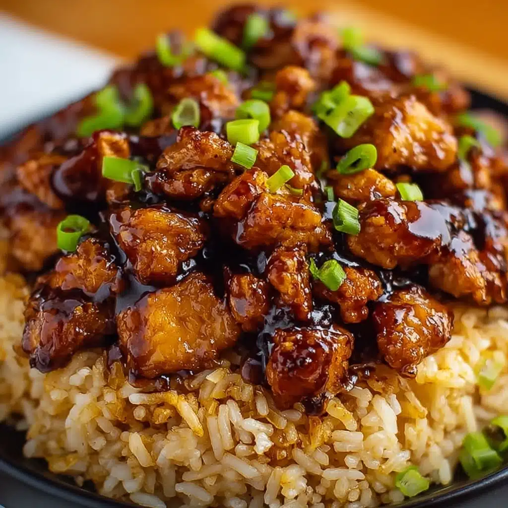 Honey BBQ Chicken Rice Recipe - Recipe Image
