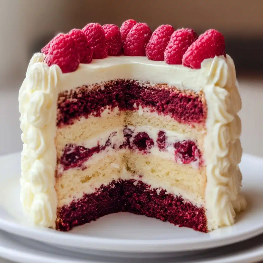 White Chocolate Raspberry Cake Recipe - Recipe Image