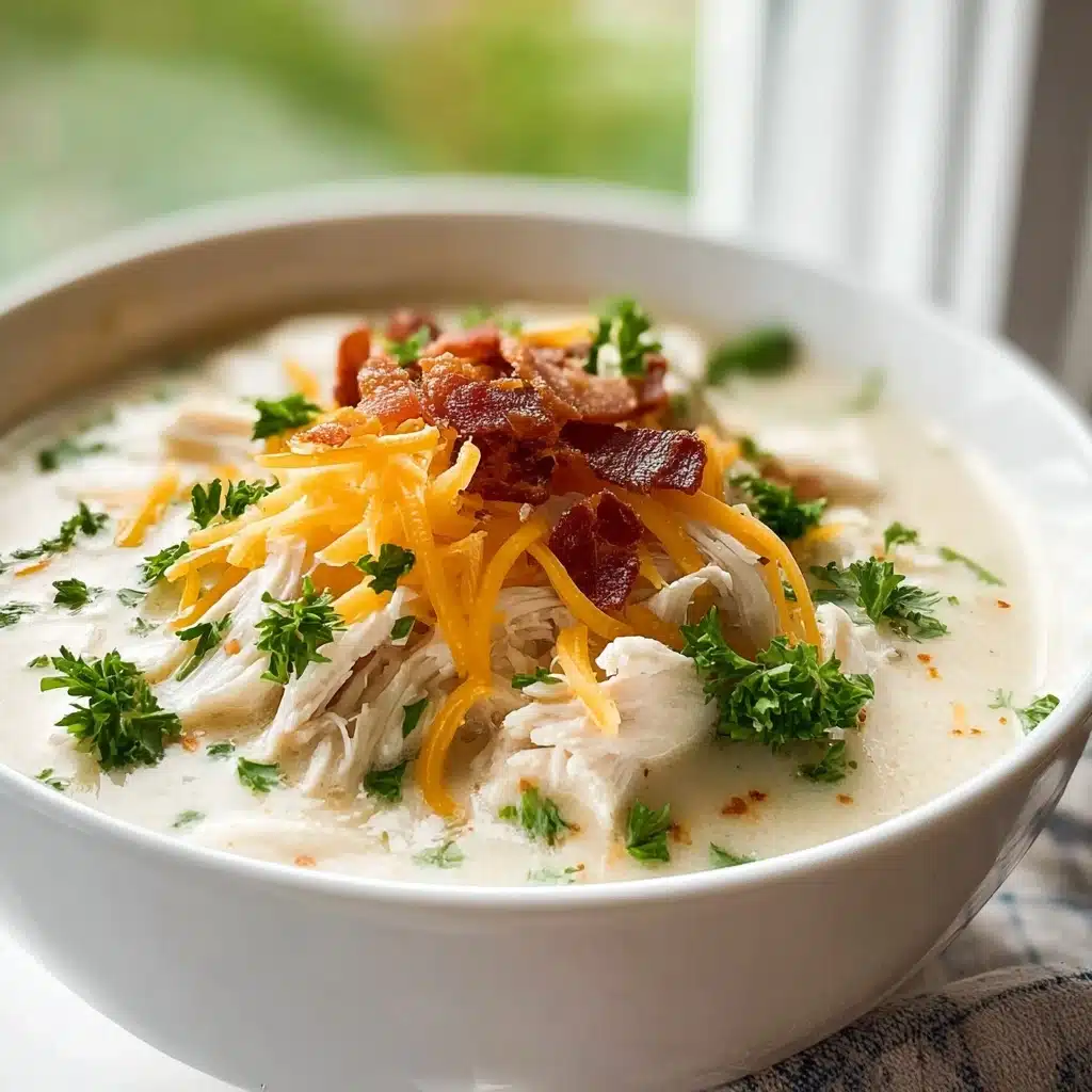 Slow Cooker Keto Chicken Cream Cheese Soup Recipe - Recipe Image