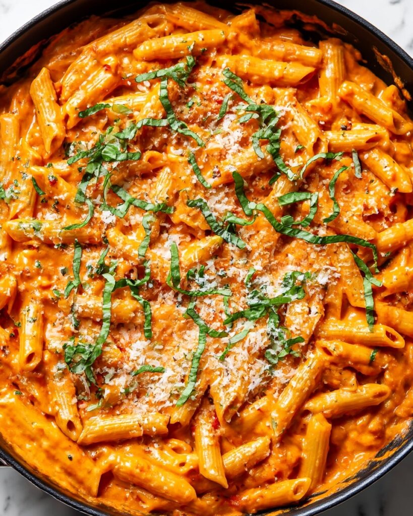 One Pan Creamy Tomato Pasta Recipe