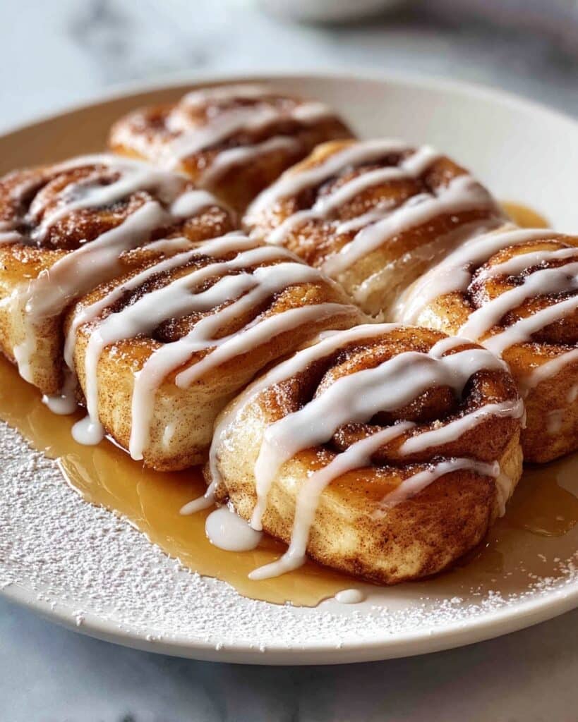 Cinnamon Roll French Toast Roll-Ups Recipe