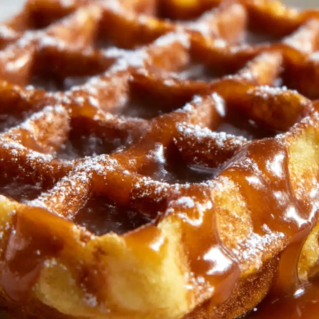 Apple Fritter Waffle Donuts Recipe - Recipe Image