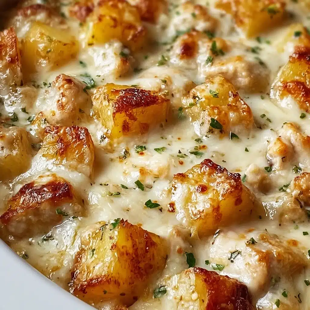 Garlic Parmesan Crockpot Chicken and Potatoes Recipe - Recipe Image