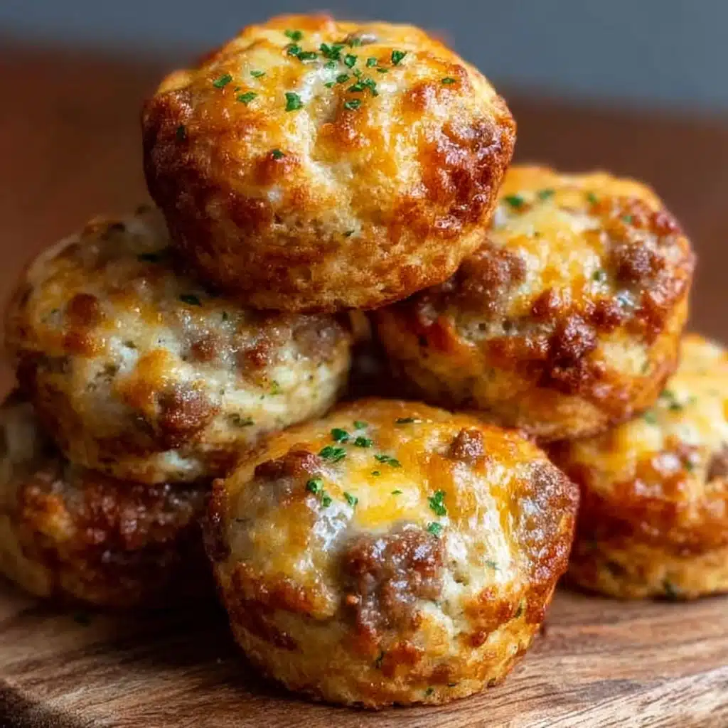 Garlic Parmesan Cheeseburger Bombs are 3 easy juicy crispy Recipe - Recipe Image