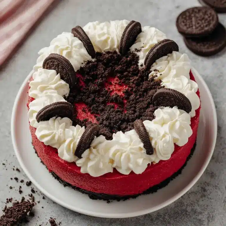 Red Velvet Oreo Cheesecake Recipe