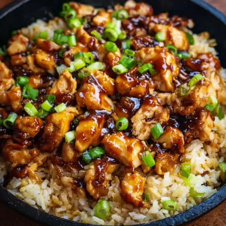 Honey BBQ Chicken Rice Recipe