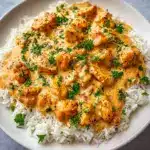 Creamy Smothered Chicken and Rice RECIPE