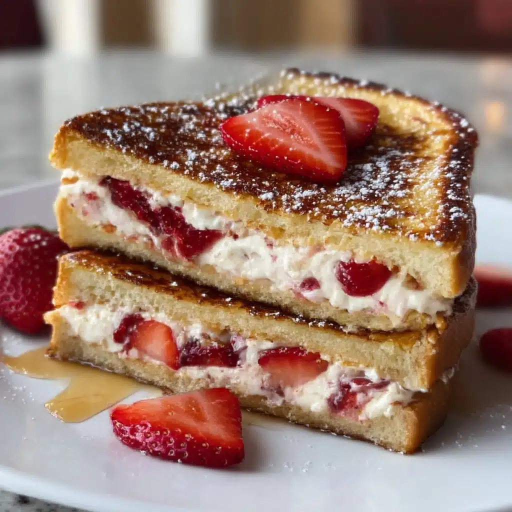 Strawberry Cheesecake Stuffed French Toast Recipe