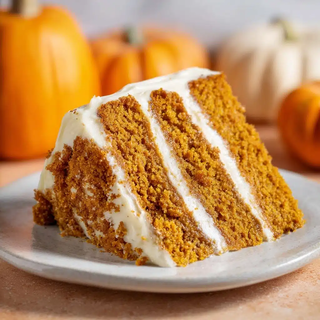 Pumpkin Cake with Cinnamon Cream Cheese Frosting Recipe - Recipe Image