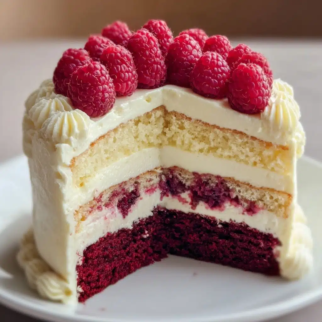 White Chocolate Raspberry Cake Recipe - Recipe Image