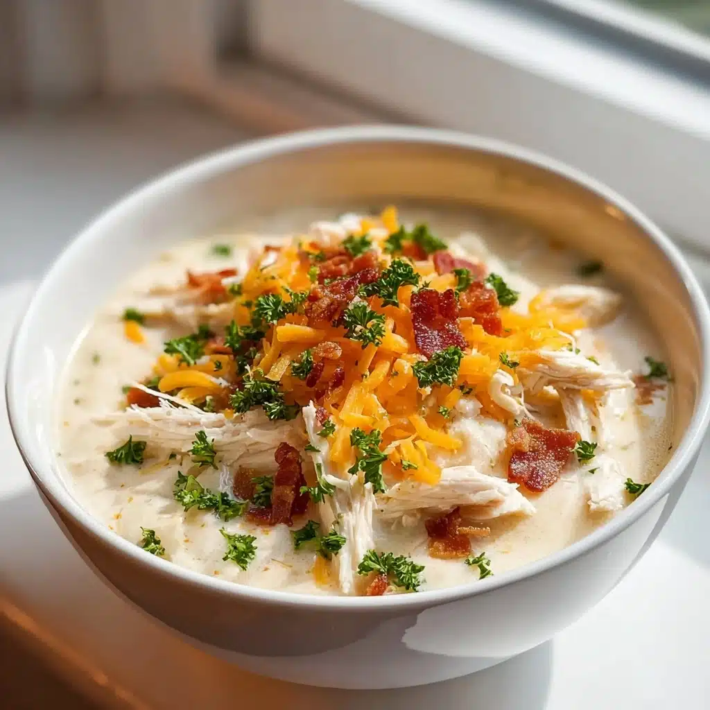 Slow Cooker Keto Chicken Cream Cheese Soup Recipe - Recipe Image