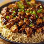 Honey BBQ Chicken Rice Recipe