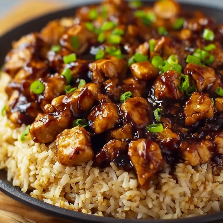 Honey BBQ Chicken Rice Recipe
