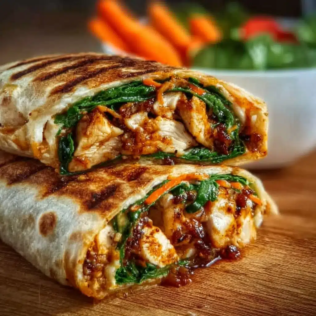 Sweet Chili Chicken Wraps Recipe