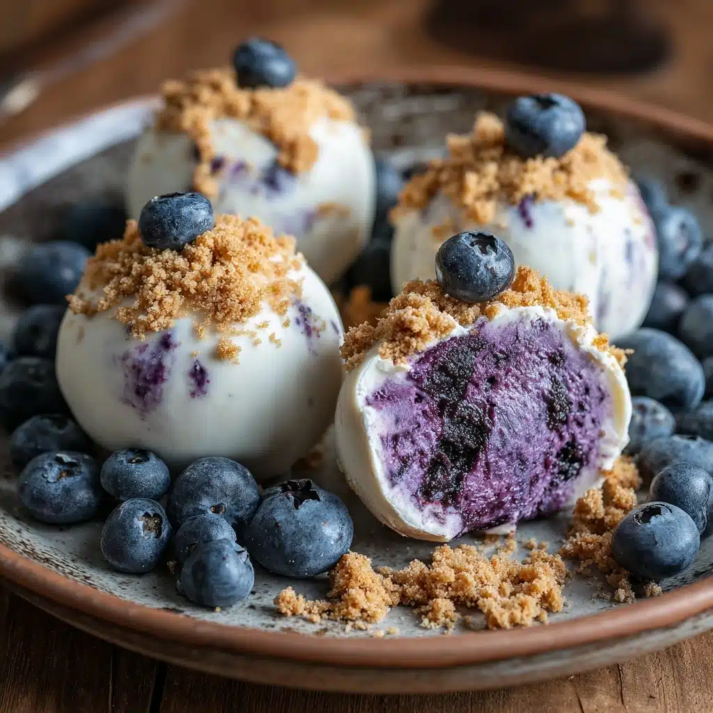 Blueberry Cheesecake Protein Bites Protein Snack Recipe