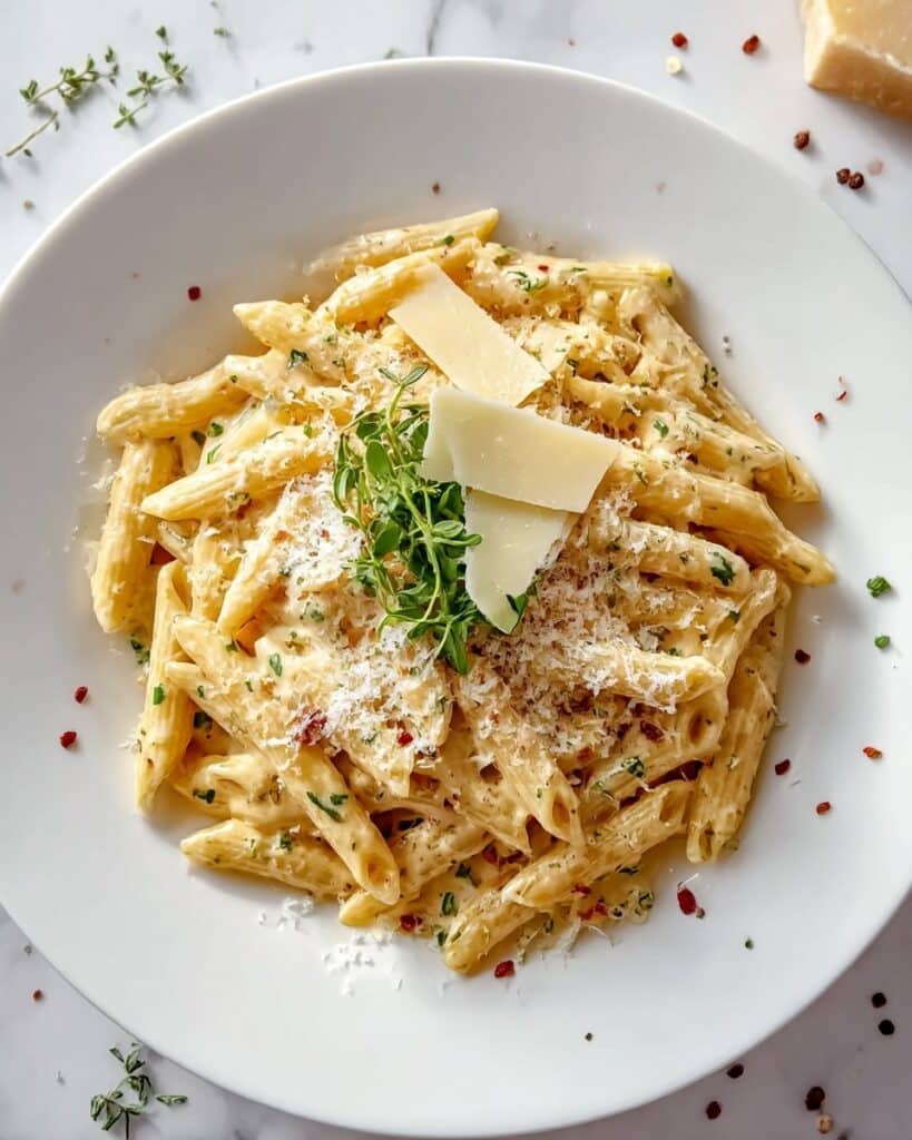 One Pot Creamy Garlic Pasta Recipe