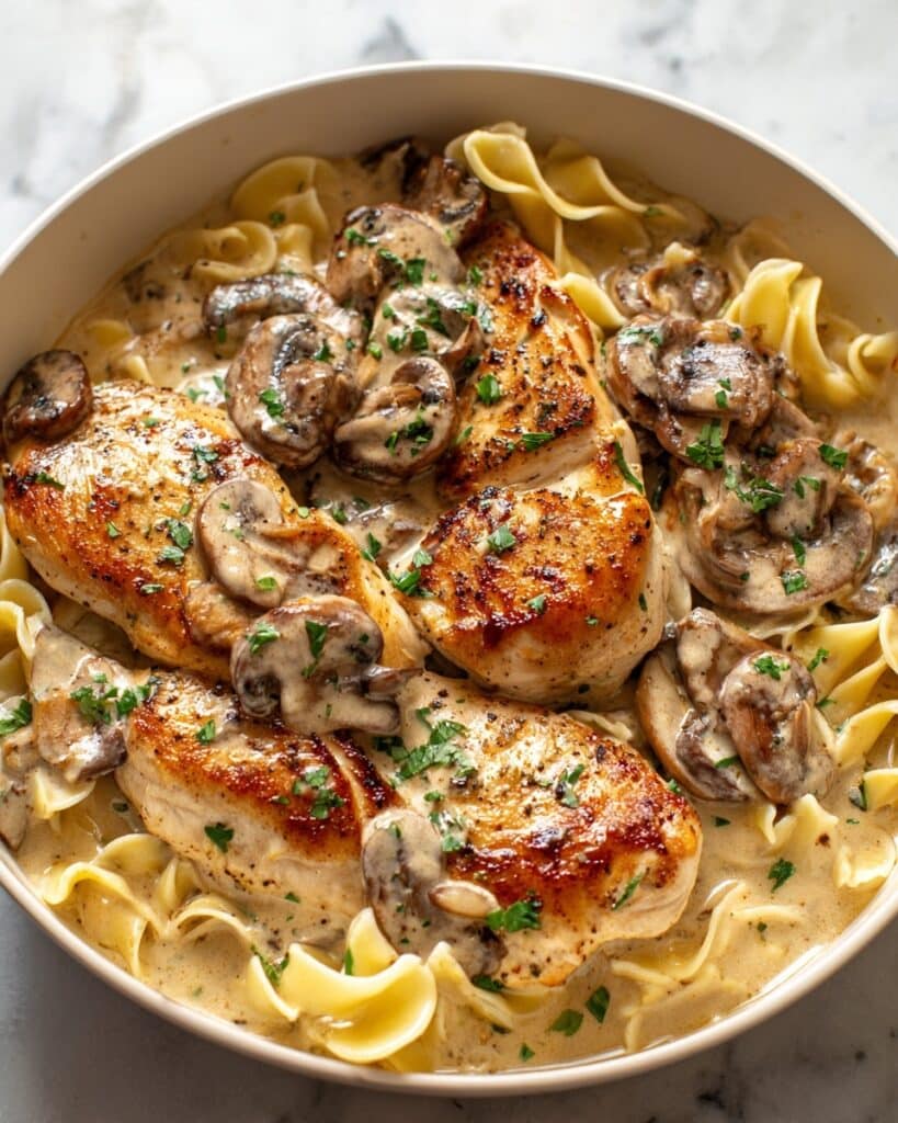 Chicken Mushroom Stroganoff Recipe