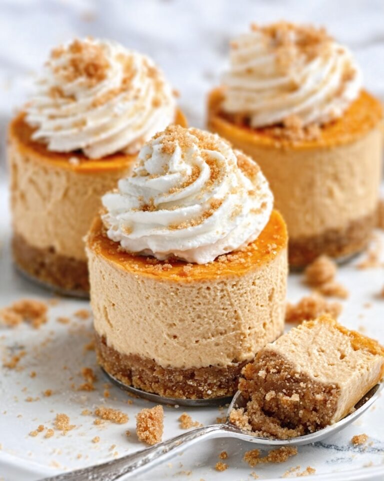 Mini No Bake Pumpkin Cheesecakes Recipe