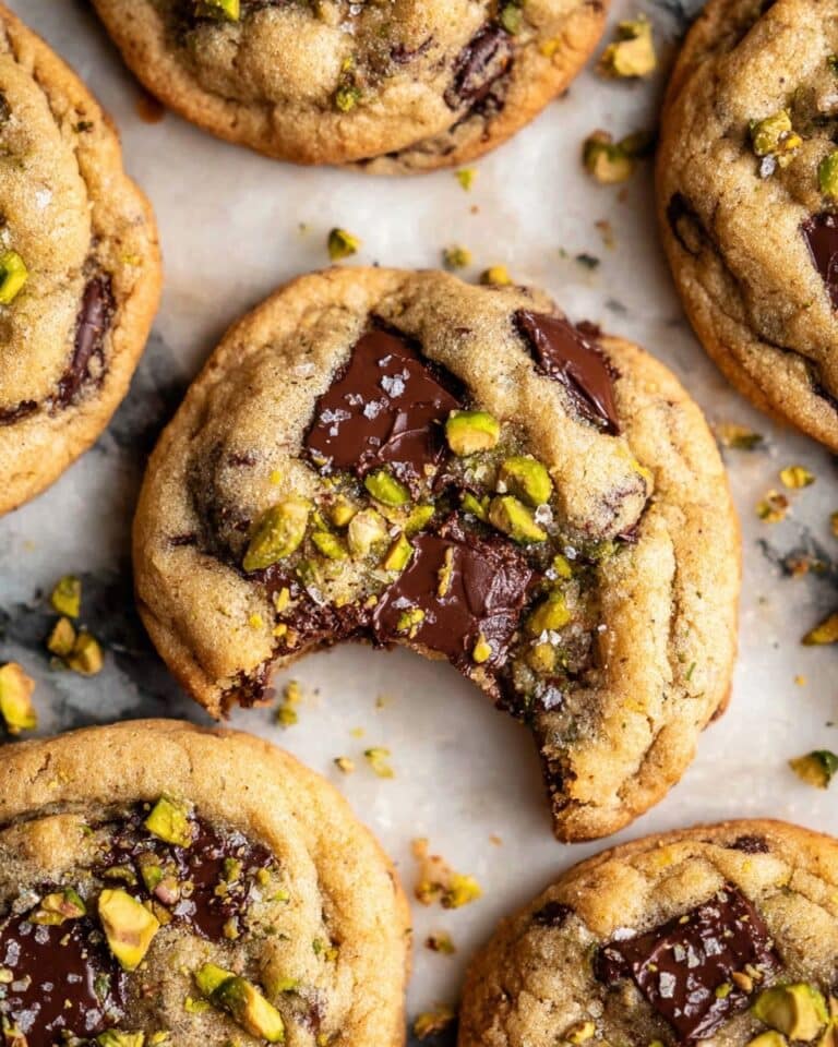 Pistachio Chocolate Chip Cookies Recipe