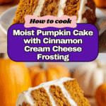 Pumpkin Cake with Cinnamon Cream Cheese Frosting Recipe