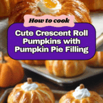 Crescent Pumpkins with Cream Cheese and Pumpkin Pie Filling Recipe