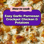 Garlic Parmesan Crockpot Chicken and Potatoes Recipe