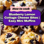 Blueberry and Lemon Zest Cottage Cheese Bites Recipe