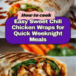 Sweet Chili Chicken Wraps Recipe