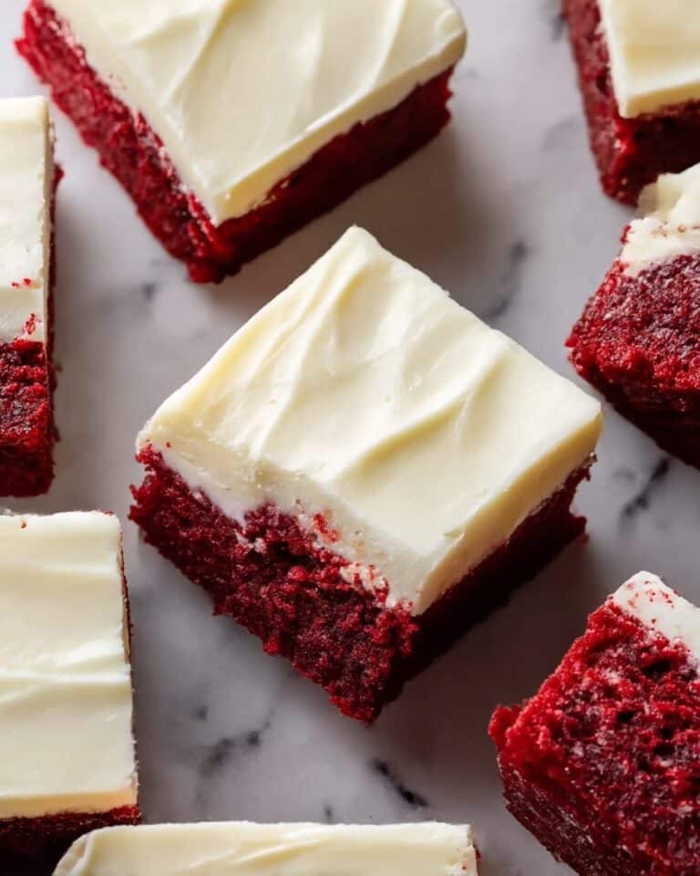 Red Velvet Brownies with Cream Cheese Swirl Recipe