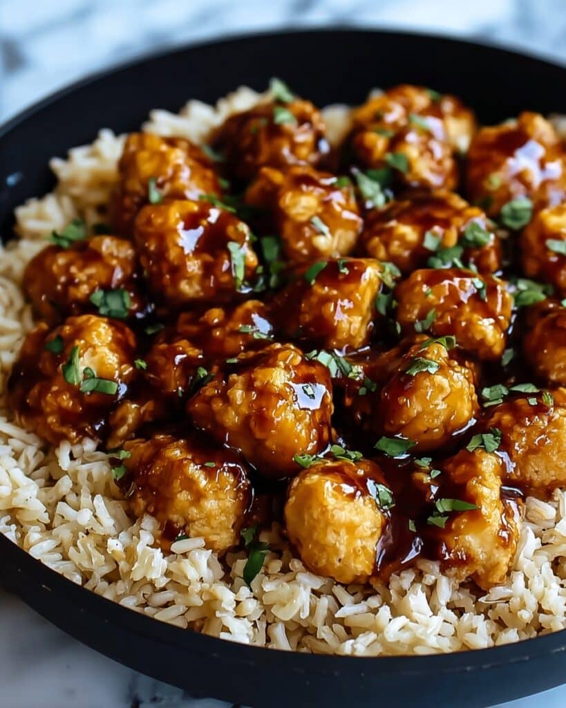 One-Pan Honey BBQ Chicken & Rice Recipe