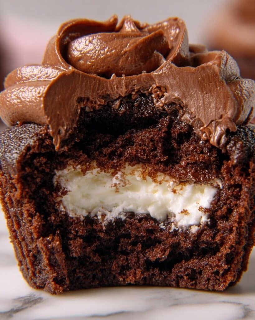 Marshmallow Stuffed Cupcakes Recipe