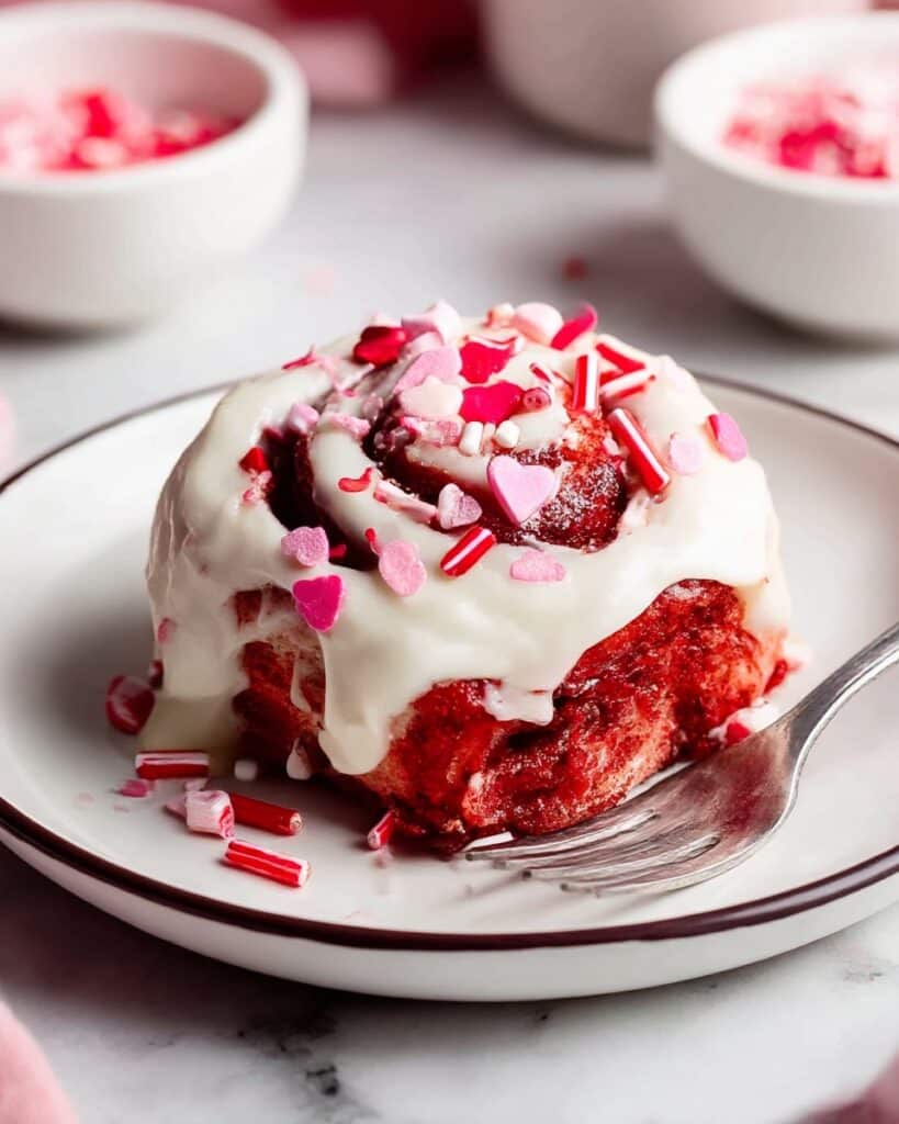 Red Velvet Cinnamon Rolls Recipe