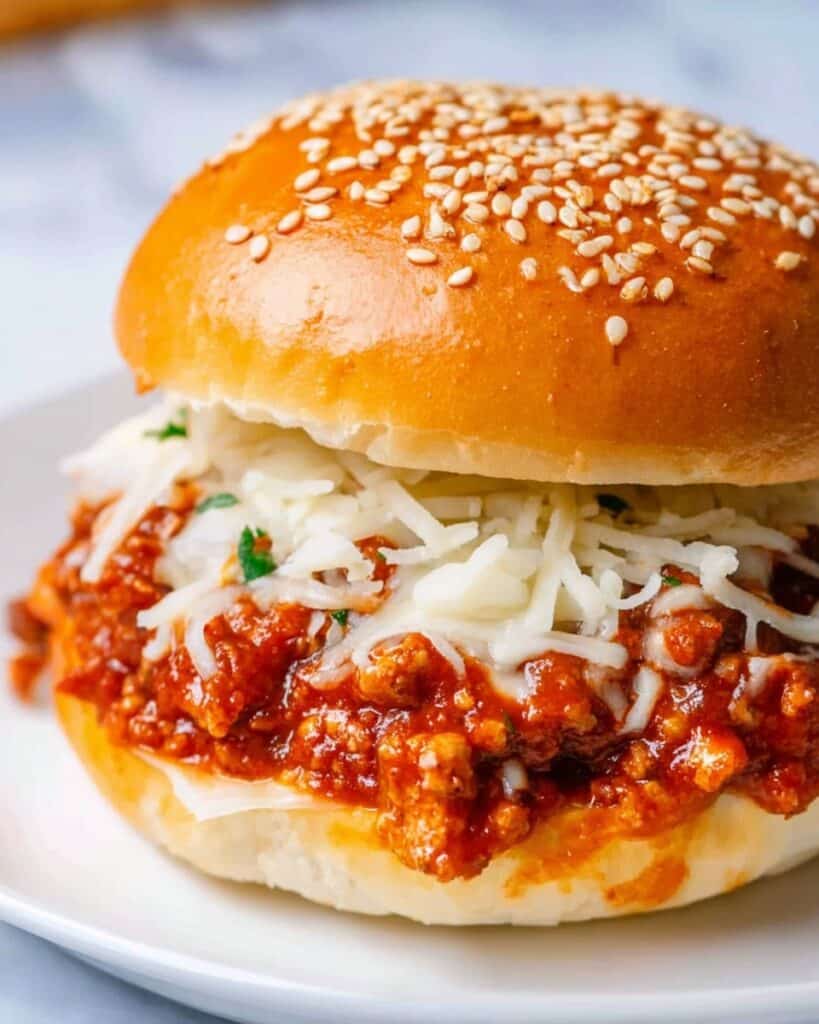 Chicken Parmesan Sloppy Joes Recipe