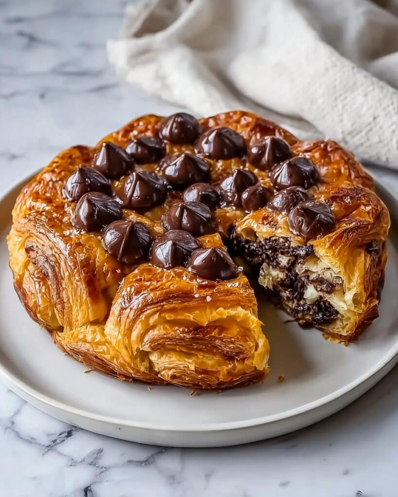 Chocolate Croissant Breakfast Bake Recipe