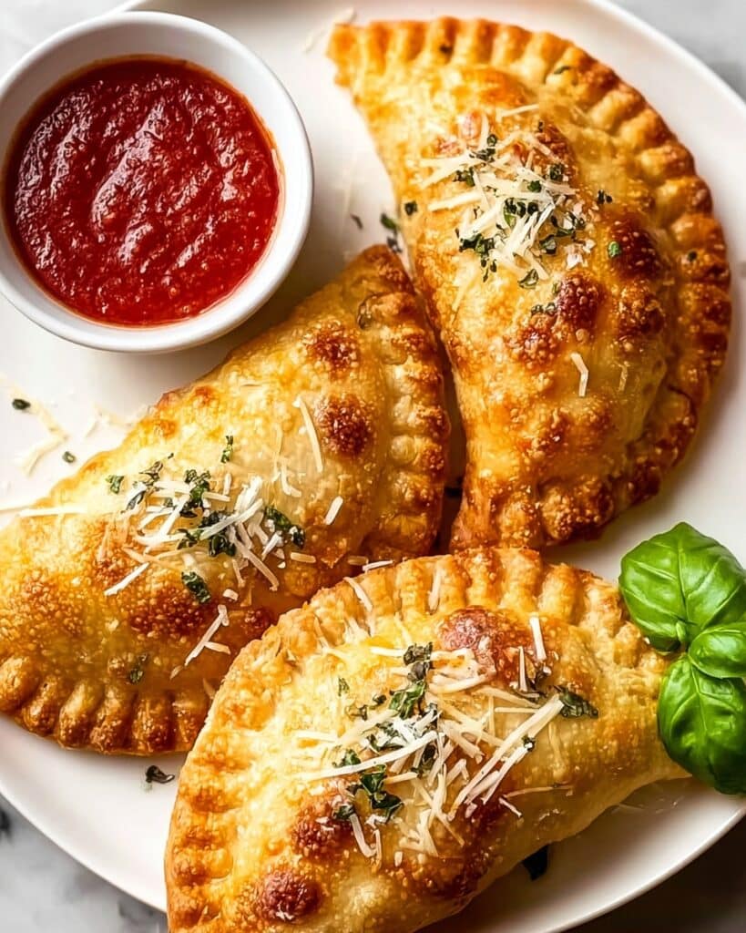 Homemade Cheesy Pizza Pockets Recipe