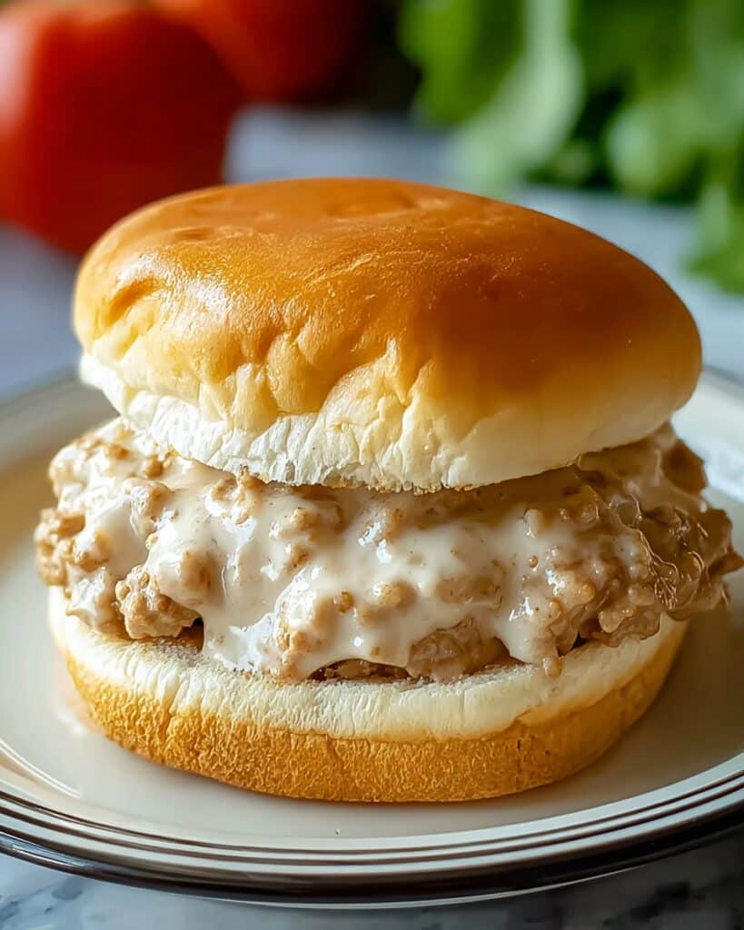 Creamy Chicken Alfredo Sloppy Joes for Comfort Food Bliss Recipe