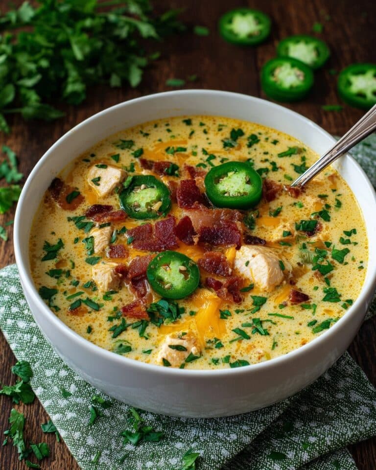 Spicy Jalapeño Popper Chicken Soup Recipe