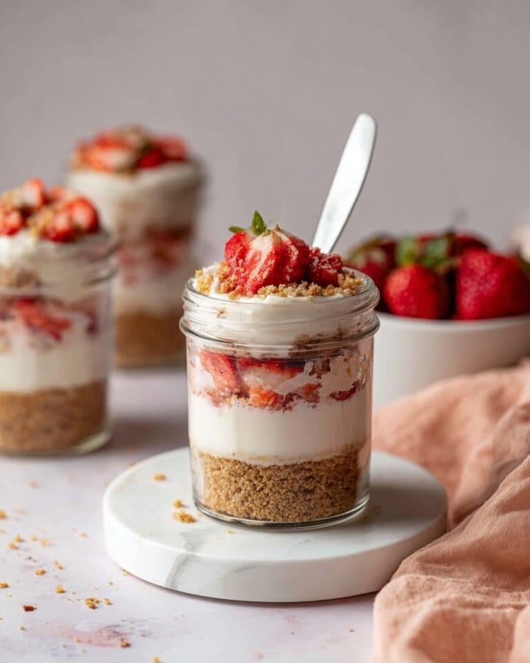 High-Protein Cheesecake Jars Recipe