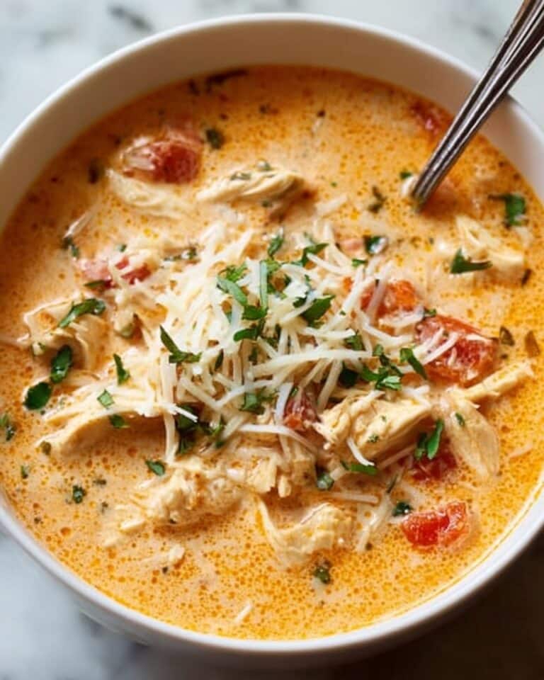 Crock Pot Creamy Chicken Parmesan Soup Recipe