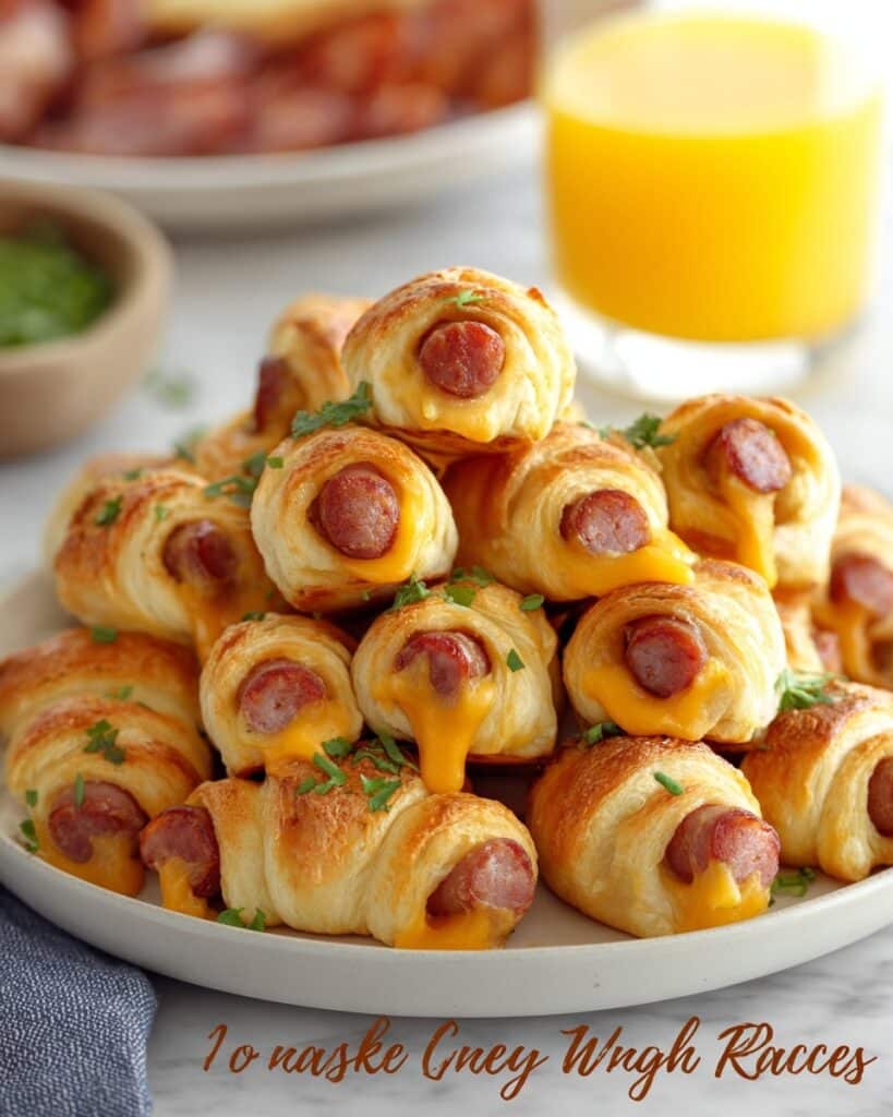 Cheesy Ranch Flavored Pigs in a Blanket Recipe