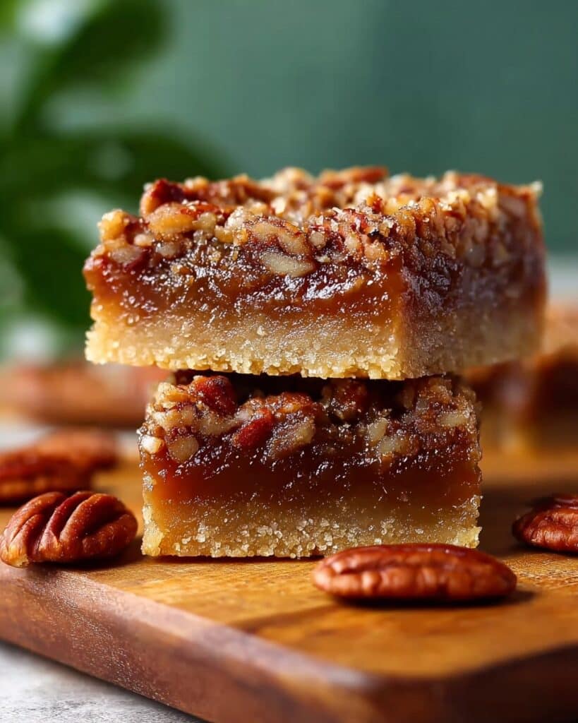 Simple Pecan Pie Bars Recipe