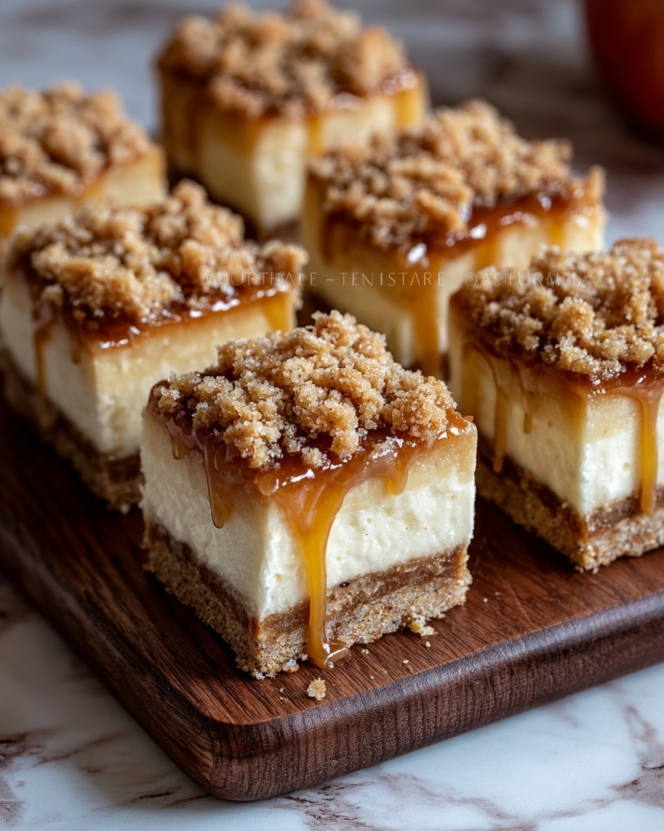 Caramel Apple Cheesecake Bars Recipe