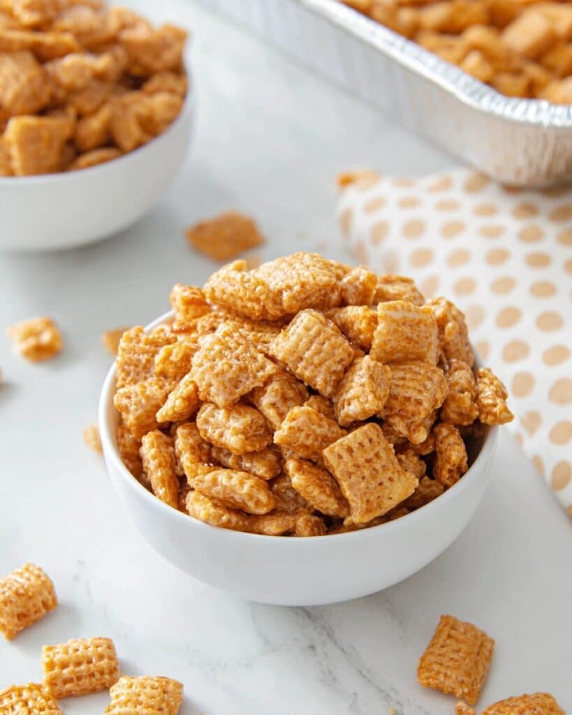 Caramel Crispix Recipe