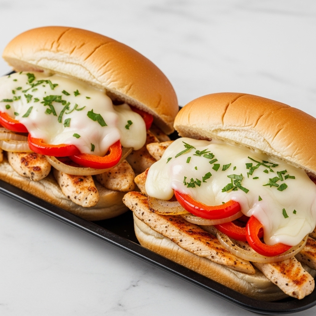 Chicken Philly Cheese Steaks Recipe