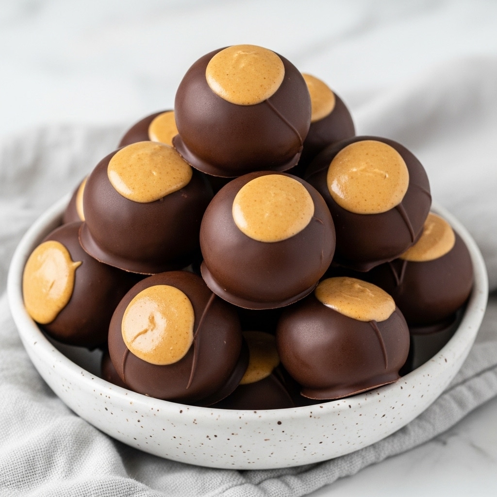 Buckeye Peanut Butter Chocolate Balls Recipe