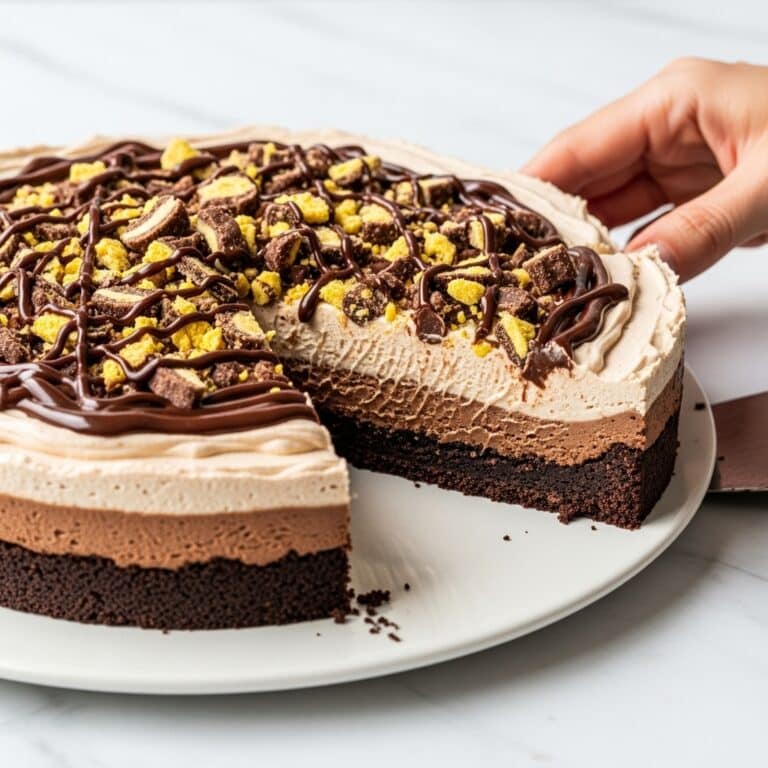 No-Bake Peanut Butter Pie with Chocolate Whipped Cream Recipe