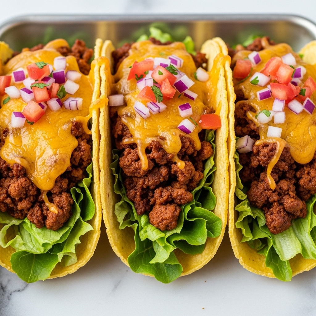 Oven-Baked Cheesy Tacos Recipe