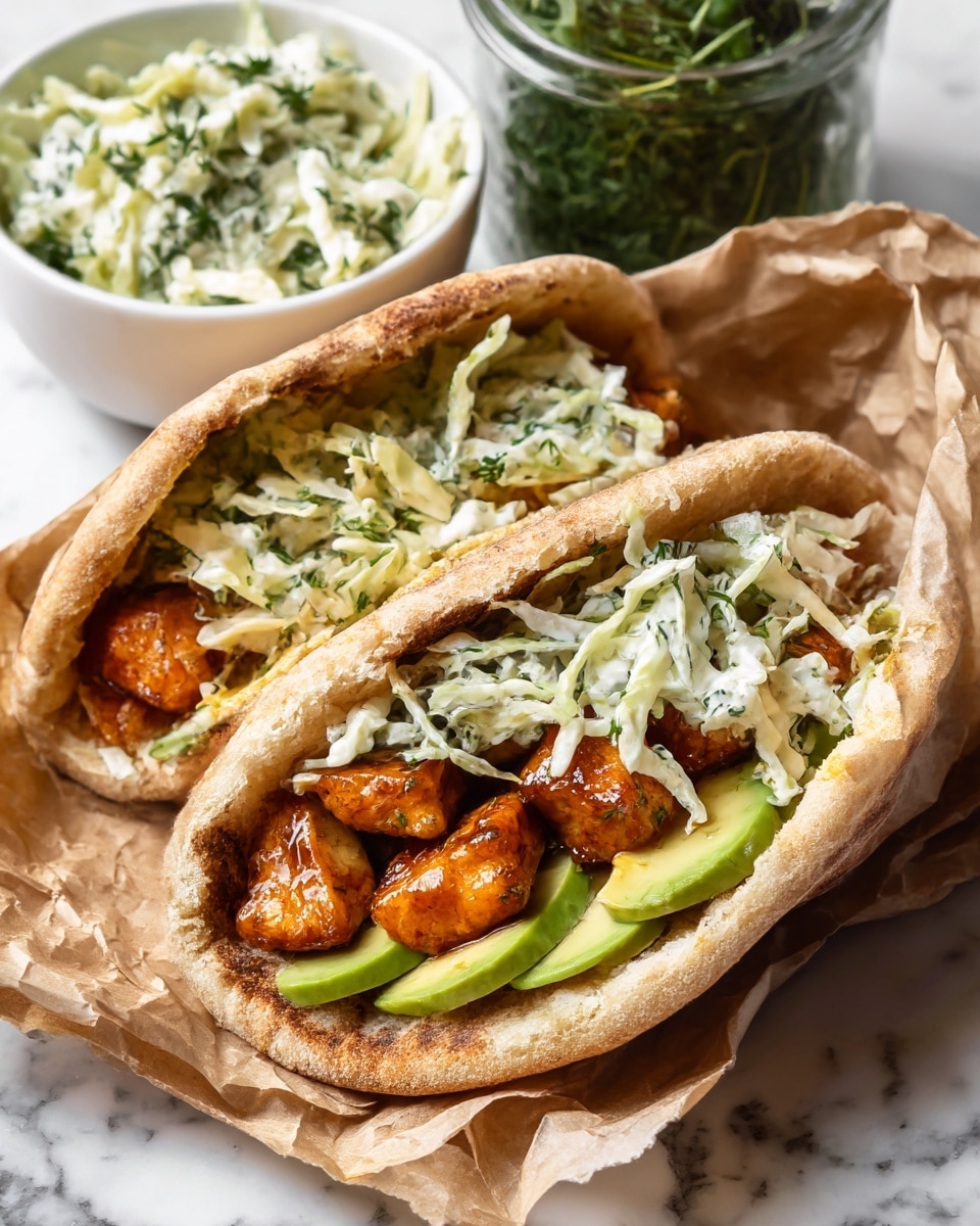 Sheet Pan Chicken Pitas with Herby Ranch Recipe - Recipe Image