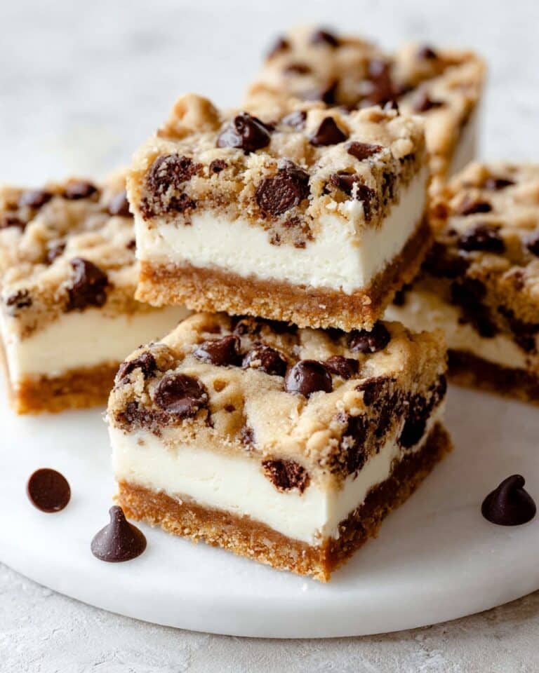 Chocolate Chip Cheesecake Bars Recipe